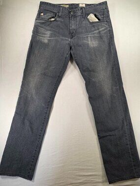 AG Adriano Goldschmied Jeans Mens 34x31 Gray The Graduate Tailored Leg